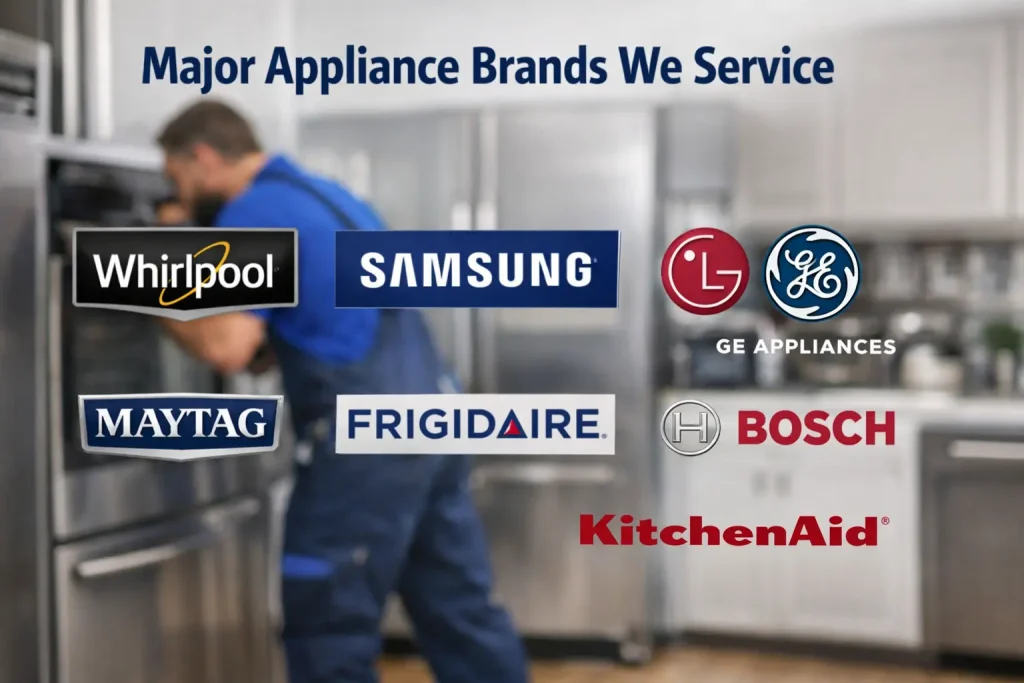 Major Appliance Brands We Service in Abilene, TX.
