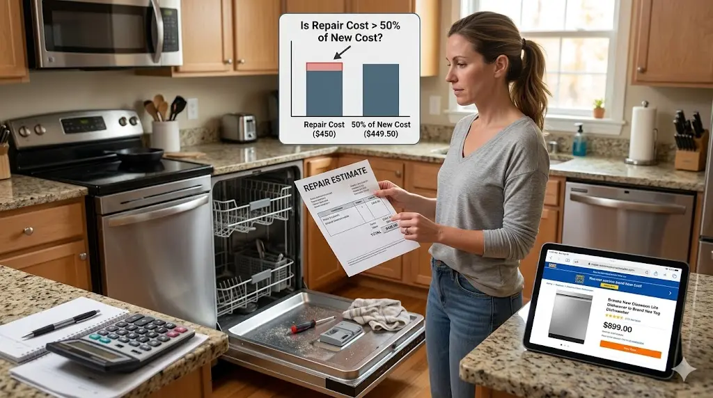 When to Repair vs. Replace Your Dishwasher2