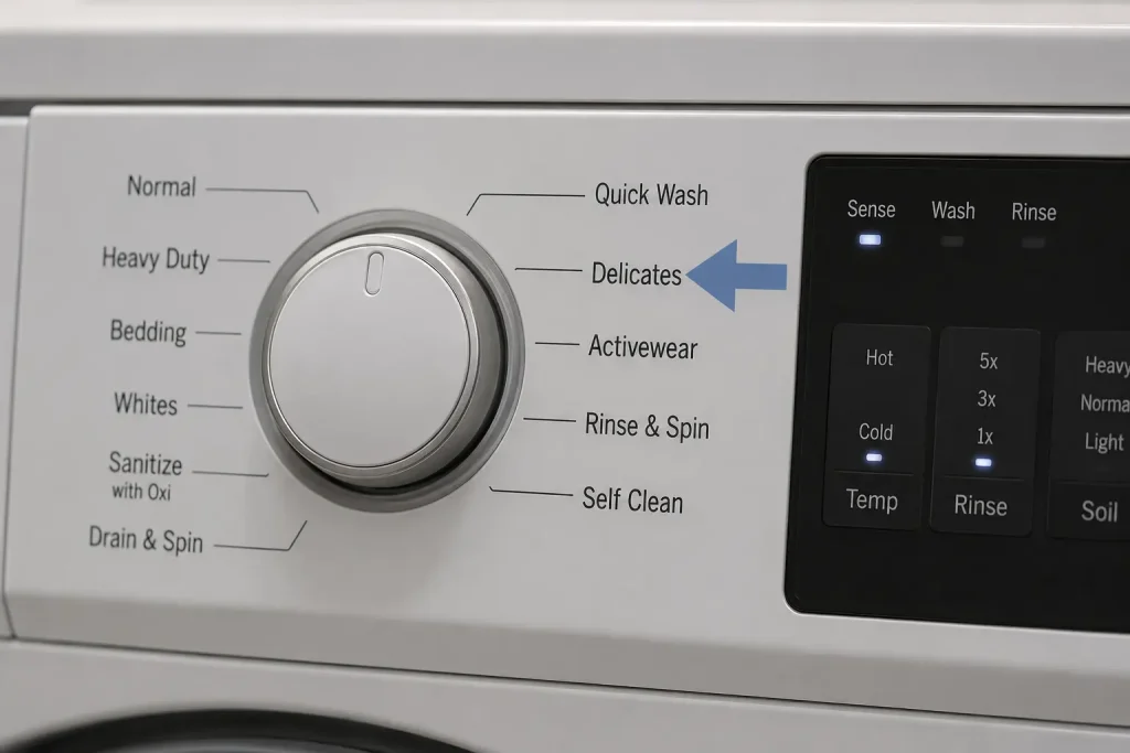 washing machine control panel3